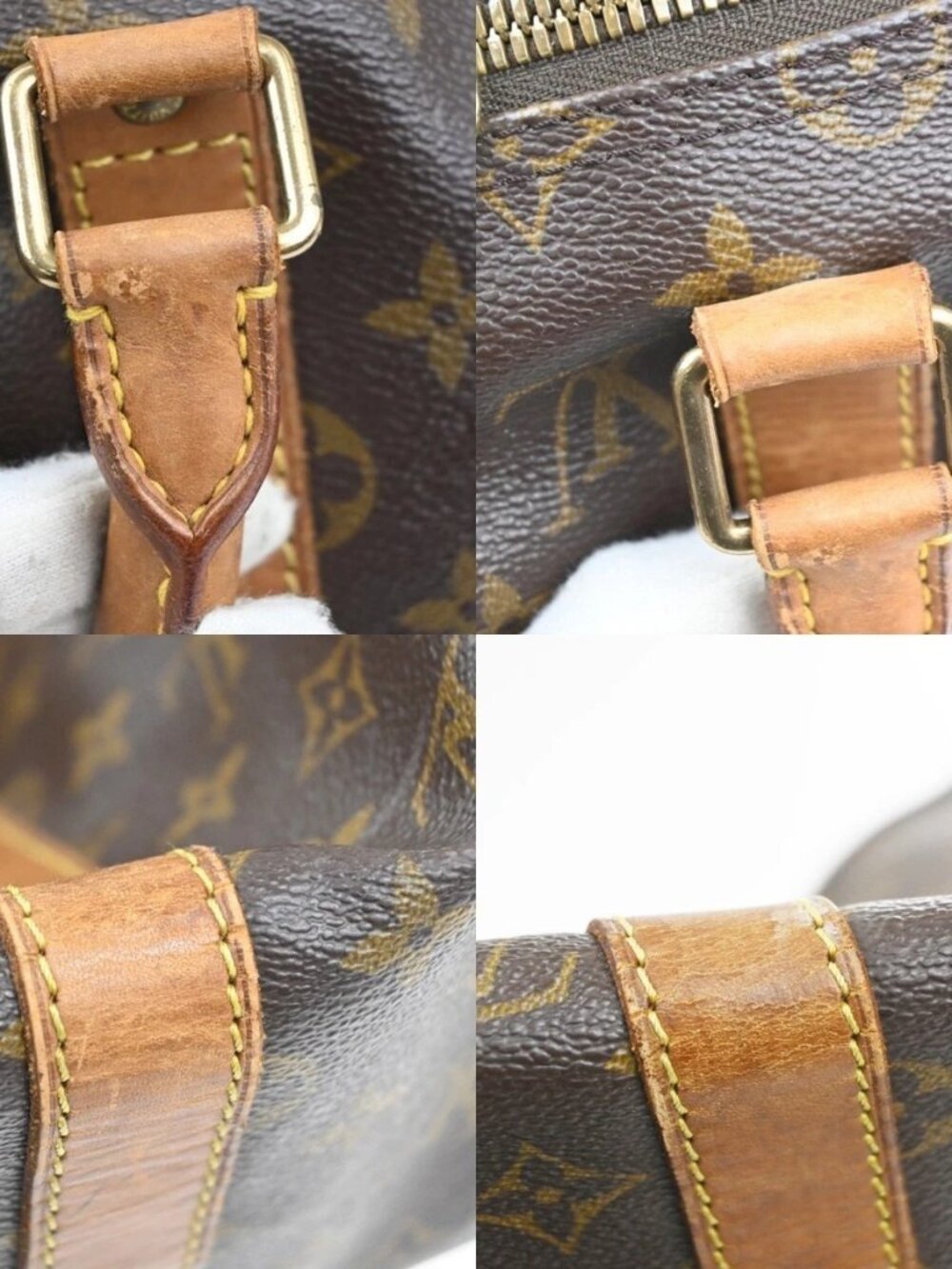 LOUIS VUITTON Keepall 50 Travel Hand Bag Monogram Leather Brown M41426 84MA513 - Picture 11 of 16